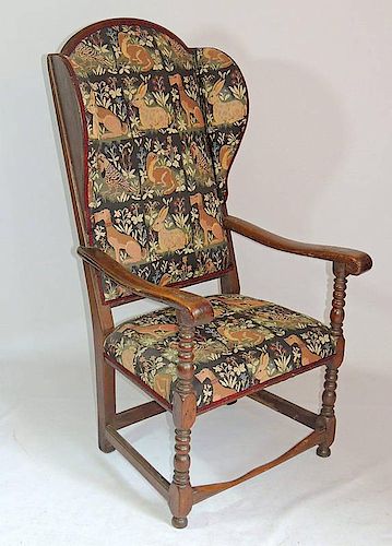 Jacobean Oak Hall Chair