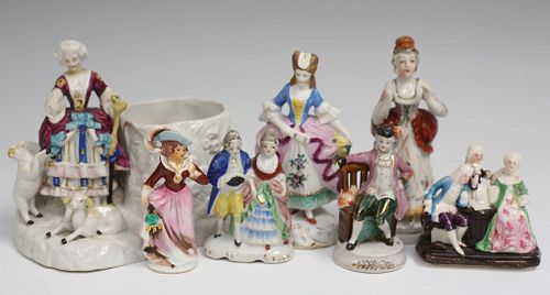 Seven Porcelain Figurines