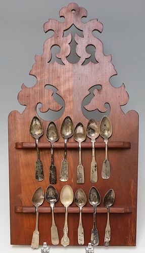Silver Spoons and Rack
