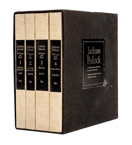 (POLLOCK, JACKSON). Jackson Pollock: A Catalogue Raisonne of His Paintings... New Haven and London, 1978. 4 vols. First edition.