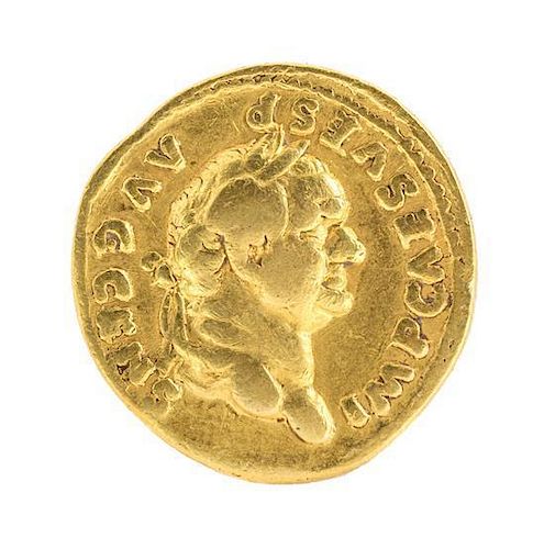 * Roman Empire (circa 70 CE), Gold Aureus