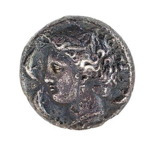 * Sicily, Dionsius I (circa 405-367 BCE), Silver Dekadrachma