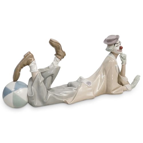 Large Lladro "Clown" Porcelain Figurine