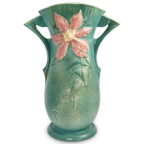 (2 Pc) Roseville Pottery Vase and Urn