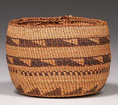 Native American Basket - Klamath/Modoc Northern California c1910s