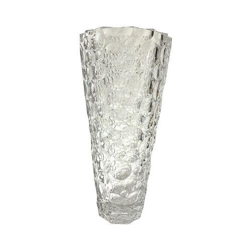 Tall Lalique Crystal vase