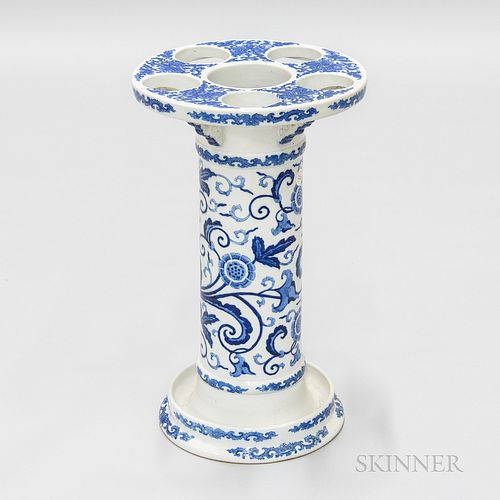 Chinese Export Blue and White Umbrella Stand
