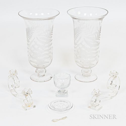Group of Glass and Lucite Items