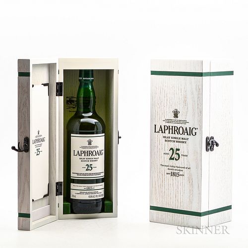 Laphroaig Cask Strength 25 Years Old, 2 750ml bottles (oc)