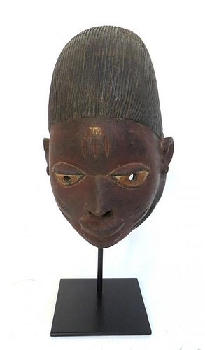 Antique Mission African Mask Circa 1920