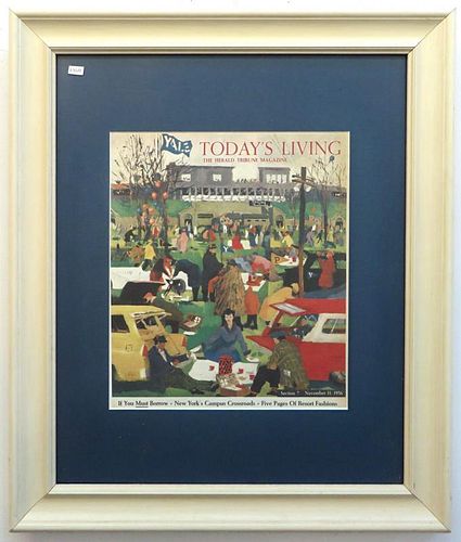 Framed Print From 'Today's Living' Magazine