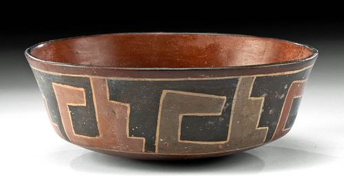 Nazca Polychrome Bowl w/ Linear Motif