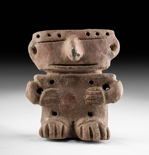 Quimbaya Pottery Seated Figure