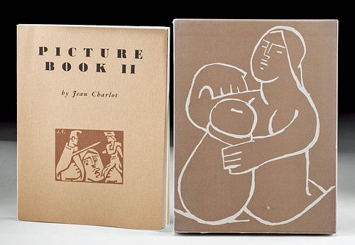 Signed Jean Charlot "Picture Book II" w/ Case, 1973