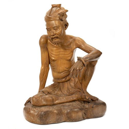 Balinese Carved Figure