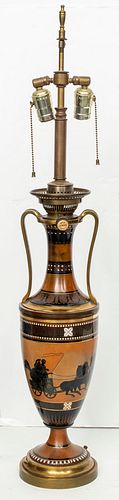 Greek Design Amphora Form Table Lamp