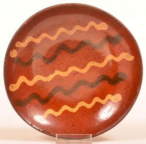 Willoughby Smith Womelsdorf Redware Plate.