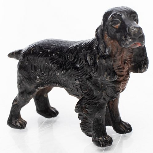 Austrian Vienna Cold Painted Bronze Spaniel Dog