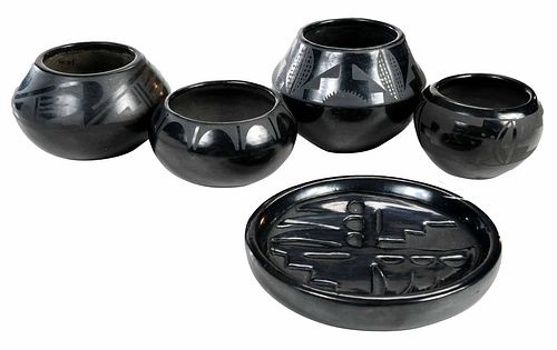 Anna Montoya and Other Blackware Pots