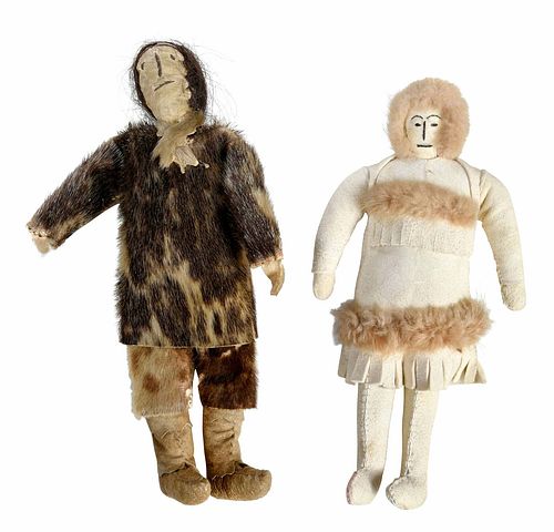 Two Eskimo Dolls