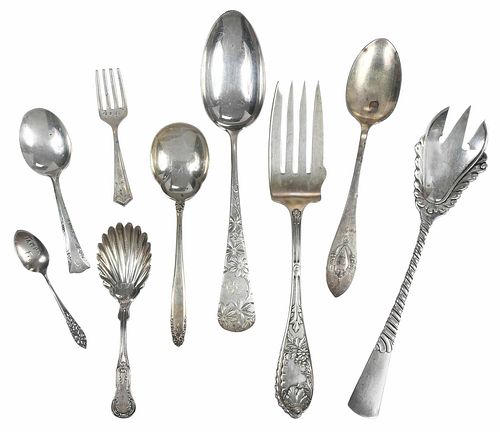 Group of Assorted Sterling Flatware, 35 Pieces
