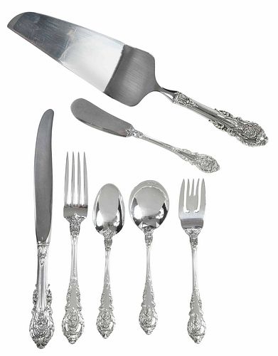 Wallace Sir Christopher Sterling Flatware, 49 Pieces