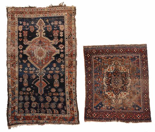 Two Antique Tribal Rugs