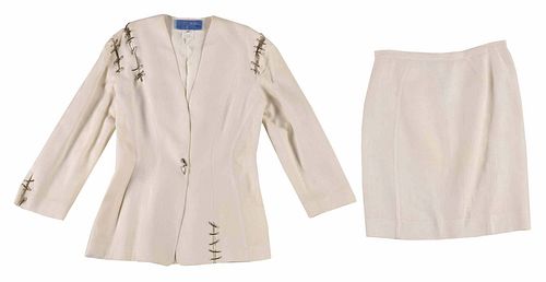 Thierry Mugler Two Piece Skirt Suit