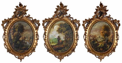 Three Dutch School Decorative Paintings