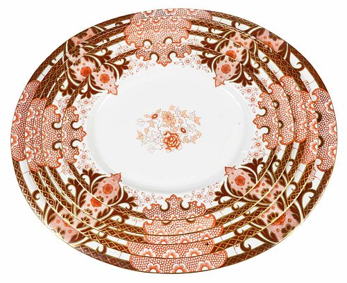 Five Royal Crown Derby Imari Porcelain Platters