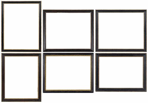 Six 18th Century and Style Print Frames