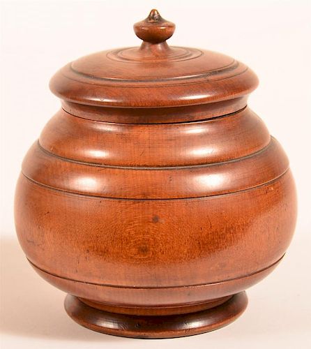 19th Century Peasware Covered Canister.