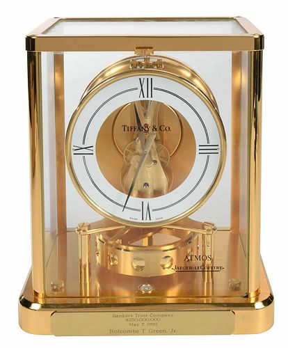 Tiffany & Co. Jaeger LeCoultre Atmos Mantel Clock