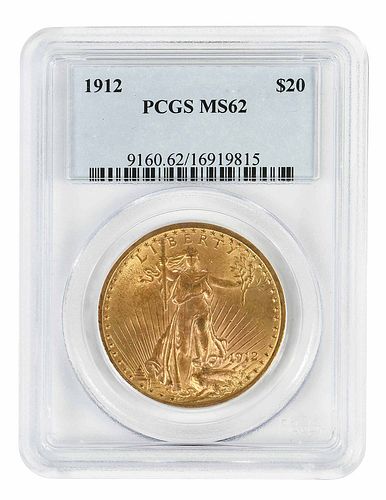 1912 St. Gaudens $20 Gold Coin