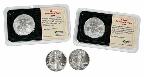 54 American Silver Eagles 