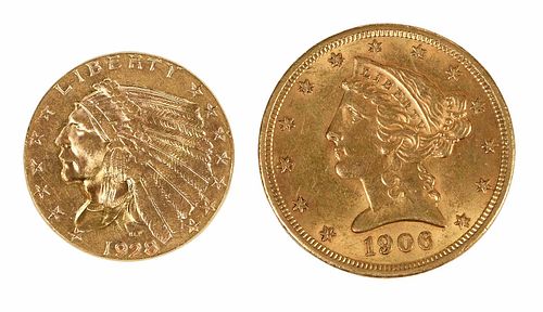 Two U.S. Gold Coins 
