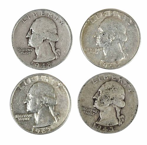 Bag of Approximately 970 Silver Quarters