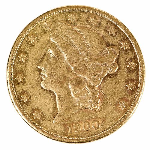 1900-S Liberty $20 Gold Coin 