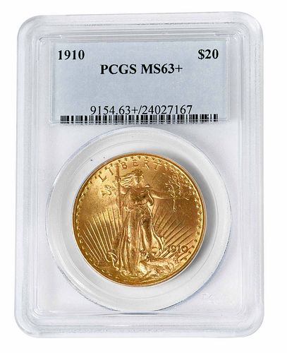 1910 St. Gaudens $20 Gold Coin 