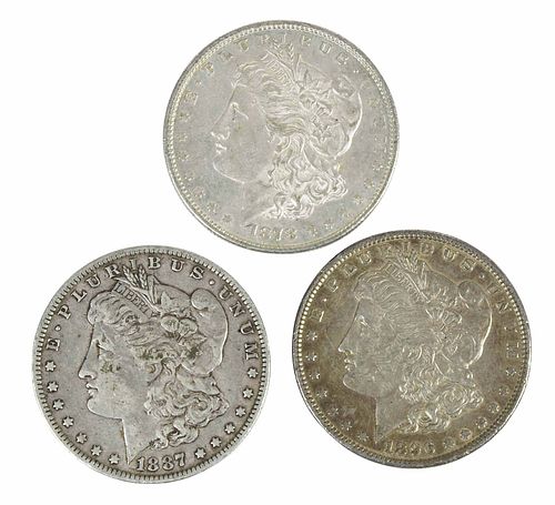 Over 230 Silver Morgan Dollars 