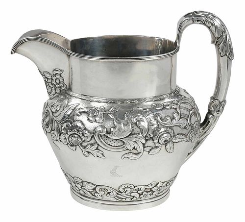 Kirk Coin Silver Water Pitcher