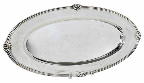 Large Oval Towle Sterling Tray