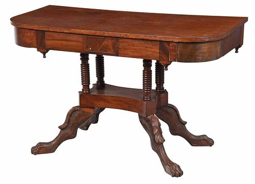 Virginia Classical Carved Mahogany Table