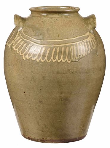 Thomas Chandler Decorated Stoneware Jar