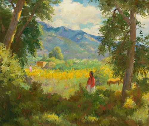 Joseph Henry Sharp (1859–1953) — Glorietta - Taos