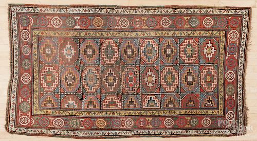 Kazak carpet, ca. 1910, 7'4'' x 4'.