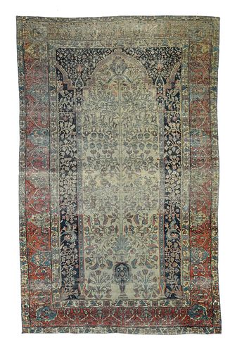 Antique Persian Farahan Sarouk, 9' x 12'3"