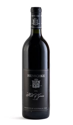 A Henschke Hill of Grace bottle, 1991 vintage.
AC Henschke & Co ..
Category: red wine. keyneton (Australia).