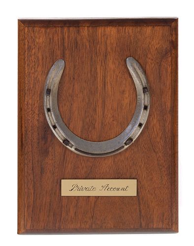 Mounted Horse Racing Horseshoe Private Account