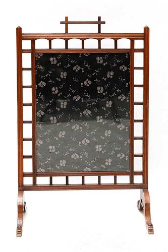 An Aesthetic Movement Anglo-Japanese fire screen,